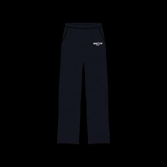 Navy Blue Straight Leg Sweatpants